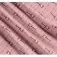 thumbnail image 3 of Soimoi Pink Cotton Poplin Fabric Notes & Guitar Musical Instrument Printed Craft Fabric by the Yard 56 Inch Wide, 3 of 7