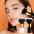 thumbnail image 2 of Makeup Brush Powder Brush Foundation Blush Bronzer Contour Face Blender Brush Professional Mineral Blending Buffing Thick and Dense Soft Synthetic Fibers, 2 of 4