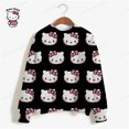 thumbnail image 4 of Sudadera con capucha de gran tamaño de otoño Sudadera con capucha de gran tamaño kawaii para mujer Sudaderas de moda HELLO KITTY Y2k Ropa Sudadera de mujer, 4 of 5