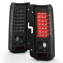 2006-2010 Hummer H3 Smoked LED Tail Lights Brake Lamps w/ LED Bar Left Right Set