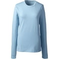 thumbnail image 5 of Lands' End Essentials Women's Long-Sleeve Soft Cotton T-Shirt - Tailored Feminine Fit, 5 of 5