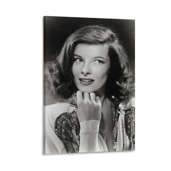 American Actress Katharine Hepburn Retro Poster Gifts Canvas Painting Poster Wall Art Decorative Picture Prints Modern Decor 12x18inch(30x45cm)