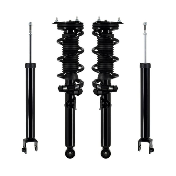 Set Front Quick Complete Strut-Coil Spring-Rear Shock For 2007 2008 Infiniti G35 Sedan RWD
