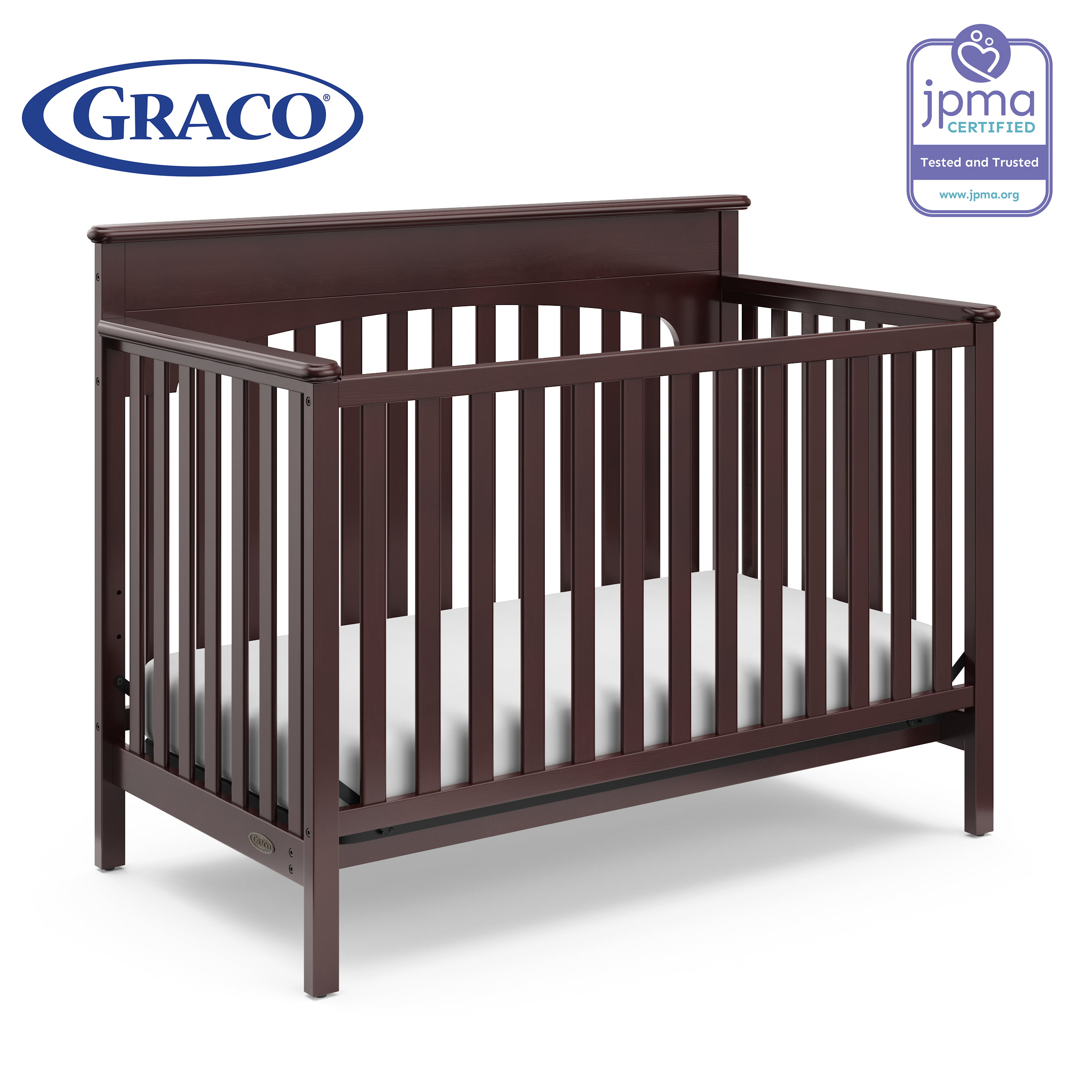 graco grey crib walmart