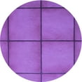 thumbnail image 1 of Ahgly Company Machine Washable Indoor Round Transitional Heliotrope Purple Area Rugs, 5' Round, 1 of 7