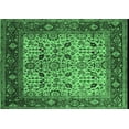 thumbnail image 1 of Ahgly Company Indoor Rectangle Oriental Emerald Green Industrial Area Rugs, 2' x 4', 1 of 4