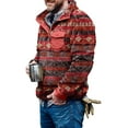 thumbnail image 4 of 2025 Men's Hoodless Sweatshirt Men's Winter Fleece Pullover Bride Sweatshirt Jacket Button Collar Sweatshirt Vinyl, 4 of 6