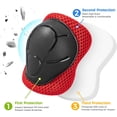 thumbnail image 4 of Kids/Youth Knee Pads Elbow Pads Guards Set for for Multi Sports Roller Skates Skateboarding. Inline Roller Skating Cycling Biking BMX Bicycle Scooter,Wrist Guards for Multi-Sports Outdoor., 4 of 7