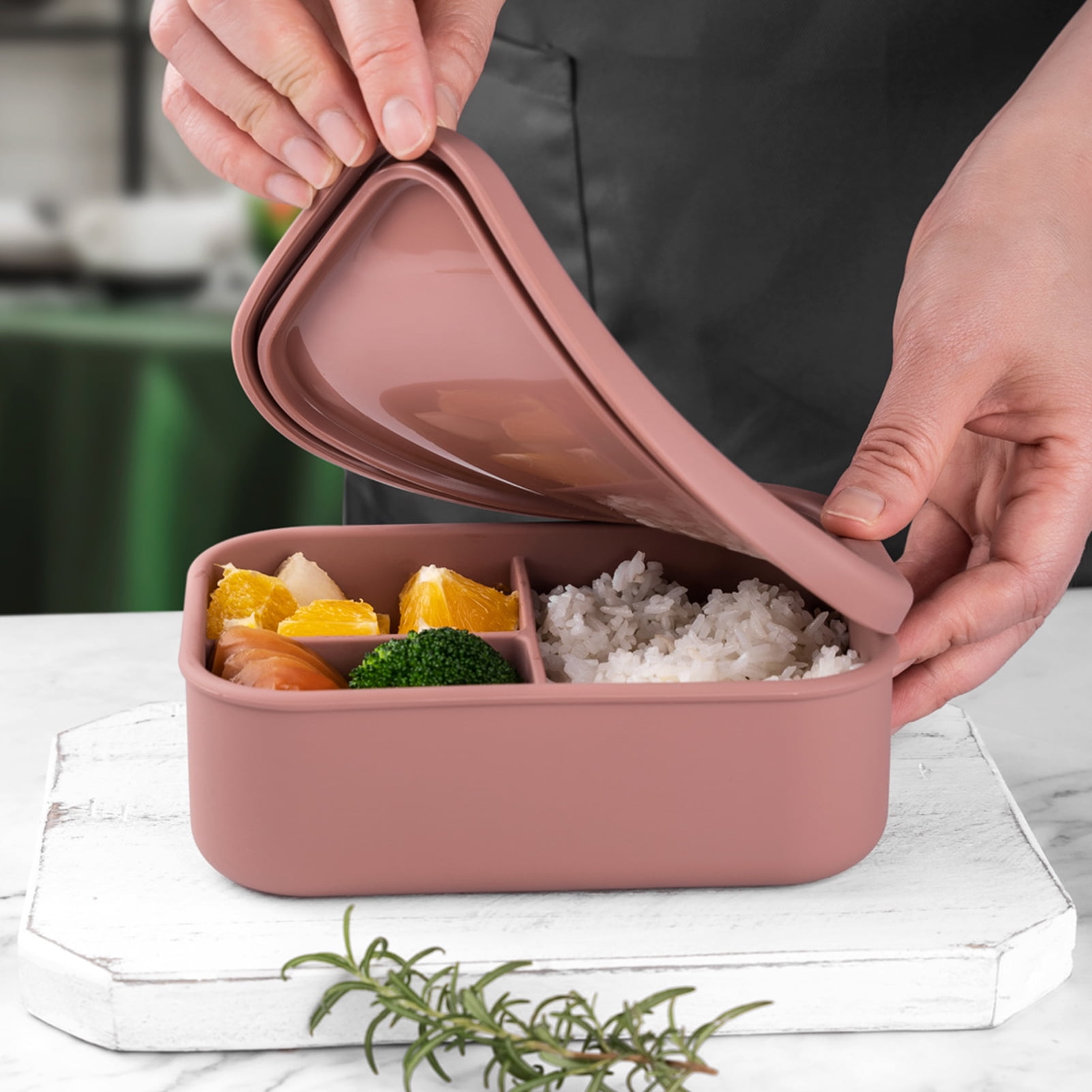 Cheers.US Portable Stainless Steel Lunch Box for Kids girls-Thermal  Insulated Leak-proof 2 Compartment Bento Box is Ideal for School Lunch  Picnics and Kid Snack Container 