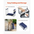 thumbnail image 6 of VEVOR Garden Kneeler and Seat, 11 in Wide Thick Kneeling Pad, Heavy Duty Garden Kneeling Stool, Folding Garden Seat with 1 Tool Bag, Relieve Knee & Back Pain, Non-Slip Garden Bench for Grandparents, 6 of 9