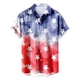 thumbnail image 5 of Camisa hawaiana con estampado 3D de la bandera estadounidense para hombres y mujeres, camisas casuales de playa para vacaciones de verano, camisetas de manga corta de calle de gran tamaño, 5 of 5