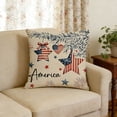 thumbnail image 5 of 4th of July Throw Pillow Cover,Patriotic Stars Stripes Throw Pillow,America Flag Decor Cushion Case for Sofa Couch, 5 of 7