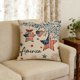 thumbnail image 5 of Funda de almohada del 4 de julio Día de la Independencia Funda de cojín patriótico con estampado de bandera americana, funda decorativa de lino para sofá cama Decoración interior exterior, 5 of 7