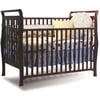 Dorel 3-in-1 Sleigh Crib, Cherry