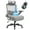 Gray, variant on Big and Tall Office Chair 500 lbs, Ergonomic Desk Chair with 3D Flip up Arms, High Back Mesh Executive Computer Chair, Adjustable Headrest Lumbar Support, Black