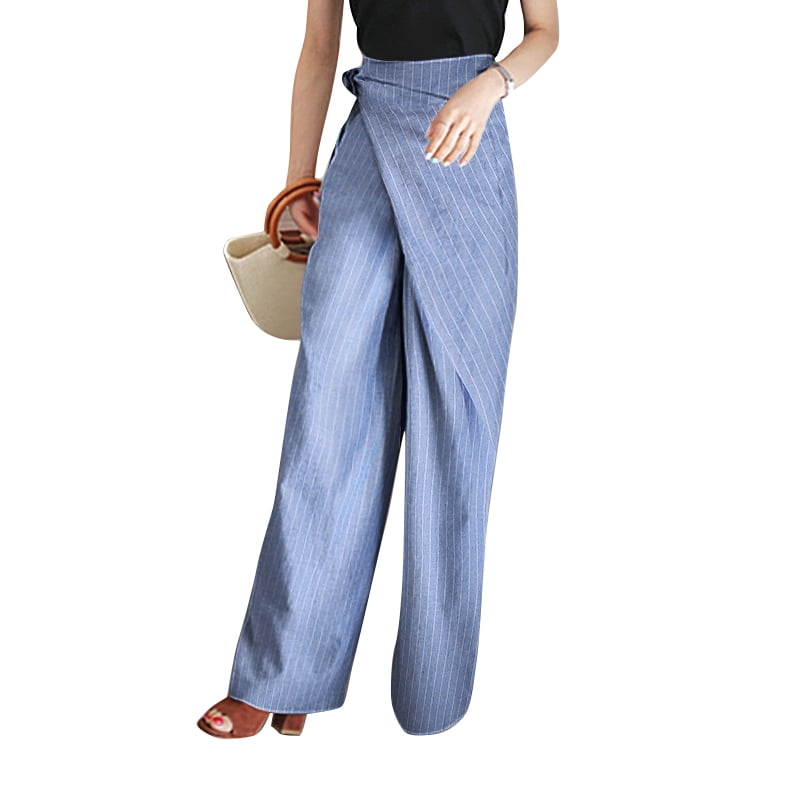 Celmia Womens Wide Leg Palazzo Trousers 