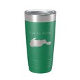 thumbnail image 1 of Lac La Belle Tumbler Lake Map Travel Mug Insulated Laser Engraved Coffee Cup Michigan 20 oz Green, 1 of 1
