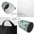 thumbnail image 5 of Lsque Chinoiserie Floral Palm Tree pattern Laundry Hamper Basket, Tall Woven Rope Hamper Basket for Clothes, Lightweight Storage Basket, Collapsible Waterproof-Small, 5 of 8