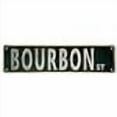 thumbnail image 6 of Vintage Bourbon St Street Sign Rustic Metal Tin Sign Home Outdoor Art Wall Decor 4x16 Inch, 6 of 6