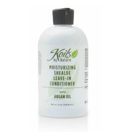 Koils by Nature Moisturizing Shealoe Leave In Conditioner with Argan Oil 12 Oz.