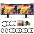 thumbnail image 1 of Dell S-Series 27 Pouces S2721DGF Moniteur de Jeu 1440P QHD 2560 x 1440 à 165Hz Résolution 16:9 1Ms Temps de Réponse, NVIDIA G-Sync, AMD FreeSync Premium Pro, HDR IPS LED, Bundle avec 2x Moniteurs d'Ordinateur, 1 of 8