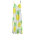 thumbnail image 4 of Lunarable Pineapple Sleeveless Dress Women's Luxury Party Dress Birthday Dresses for Women, 4 of 7