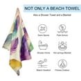 160x80cm Ultra Fine Fiber Lightweight Beach Towel Thin Beach Towel