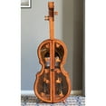 thumbnail image 4 of 4.5 Feet Tall Violin Shaped Cabinet With 2 Shelf and Acrylic Clear Double Door, 4 of 7