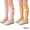 Ginger + pink, variant on Esaierr 2 Pairs Toddler Girls Cotton Socks for Kids Girls Knee High Socks Cozy Colorful Fashion Casual Socks for 3-12Y