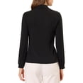 thumbnail image 3 of INSPIRE CHIC Blouse à Col Choker pour Femmes Manches Longues Col Rabattu Chemise de Travail, 3 of 7