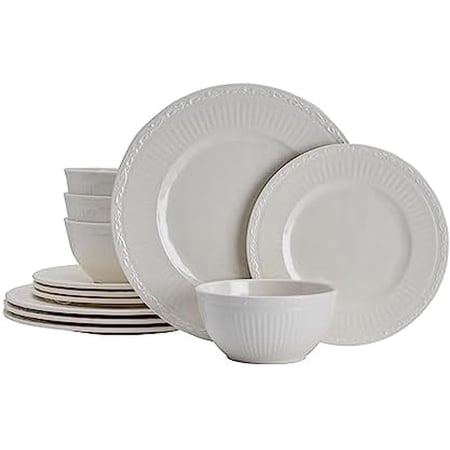 Italian Countryside 12 Piece Melamine Outdoor Dinnerware Set, Service for 4