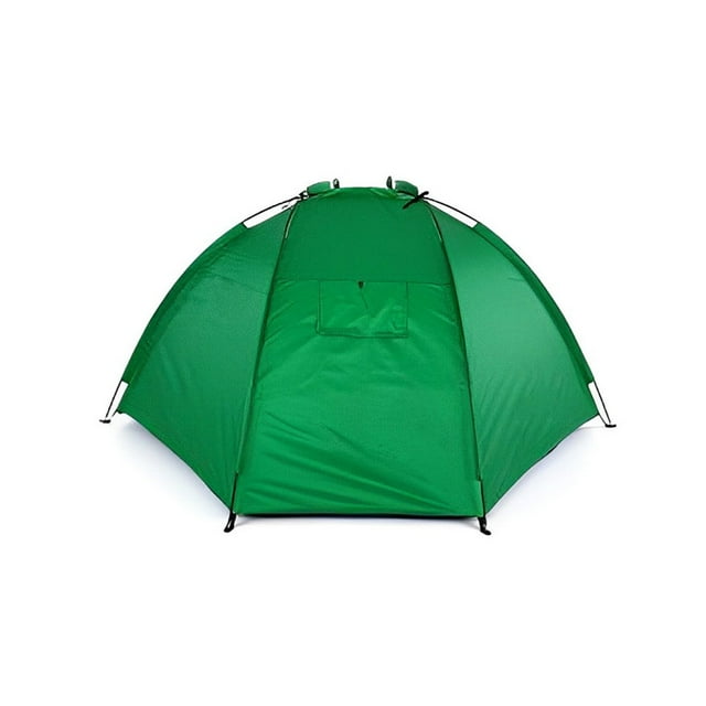 Soidarity Tienda de campaña conveniente refugio para el sol resistente plegable ligero parasol hogar pesca senderismo parque accesorios de playa carpas Verde Doble Soidarity OD029824-01