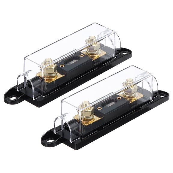 2 Set 200 A 32 V ANL Fuse Holder Kit 200 A Fuse 0/2/4/8 Gauge AWG Inline Fuse Block Fuse Box Automotive Fuse Block