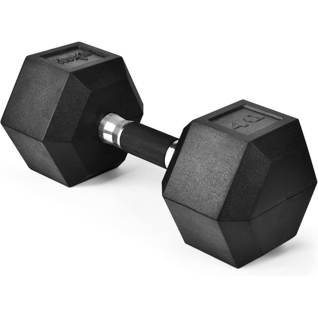 Dumbbell Rubber Grip lbs - lbs Single - Heavyweight Dumbbell for Multifunctional Full Body Workout and Strength Training