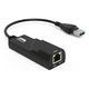 thumbnail image 1 of Adaptador Ethernet Usb 3.0 A Rj45  Lan 1000mbps Lab.G, Negro, 1 of 5