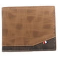 thumbnail image 1 of Cartera de empalme de cuero Simple esmerilado multitarjeta hombres dinero cliplight café, 1 of 5