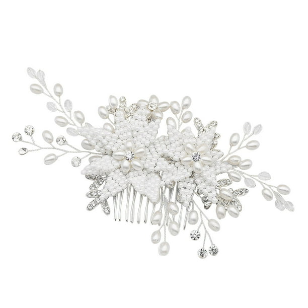 Comb Hair Pearl Woman Side French Accessory Headpiece Jewry Bridal