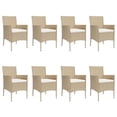 thumbnail image 5 of Bowery Hill Contemporary Weather-Resistant Garden Dining Set in Beige, 5 of 18