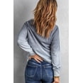 thumbnail image 1 of ABPHQTO Sudadera De Mujer De Manga Larga Con Cuello Redondo Degradado Gris, 1 of 5