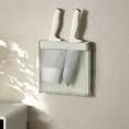 thumbnail image 1 of Pisexur 1 Semi Transparent Storage Box Knife Rack Hidden Kitchen Knife Rack Avoid Injury Breathable Wall Mounted Knife Block Green, 1 of 7