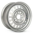 thumbnail image 2 of 17 Inch Steel Wheel for 2005-2008 Saab 9-7x Painted Silver Rim- New OEM Replacement, 2 of 9