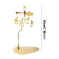thumbnail image 2 of Enchanted Metal Rotating Candle Holder Carousel for Aromatherapy and Tealight Display for Christmas Home Decor (Rocking-Horse-19cm), 2 of 2