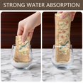 thumbnail image 6 of 4 Pcs Pioneer Flower Floral Print Pattern Funny Kitchen Towels, Microfiber Dish Towels, Kitchen Tea Towels Set 18" X 26", 6 of 6