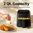 thumbnail image 5 of Chefman TurboFry 2-Quart Digital Air Fryer, Compact Design for Quick Meals, Dishwasher-Safe – Black, 5 of 7