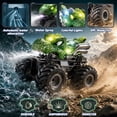 thumbnail image 5 of UUSUOO Dinosaur Remote Control Car,Waterproof Monster Truck Toys with Spray Water & Lights, 2.4GHz All-Terrain RC Truck Toys for Boys 4-7, Christmas Birthday Gifts for Boys Girls 3+, 5 of 7