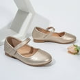 thumbnail image 6 of OSOLU Girls Dress Shoes Mary Jane Low Shoes Ballerinas Children Princess Shoes Wedding Shoes Flat Evening Shoes Party School Shoes For Weddings Birthday Parties Campus Classic Footwear, 5-6Years, 6 of 7