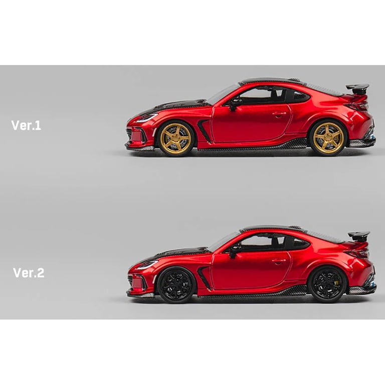 Subaru BRZ Varis Arising-1 RHD Red Metallic with Carbon Hood and