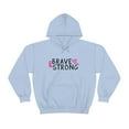 thumbnail image 2 of Brave And Strong Women Male Unisex Heavy Blend™ Hooded Sweatshirt, 2 of 9