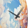 thumbnail image 5 of Designart "Canvas of the Skies Cloudy Artistry VI" Landscapes Oversized Wall Clock, 5 of 5