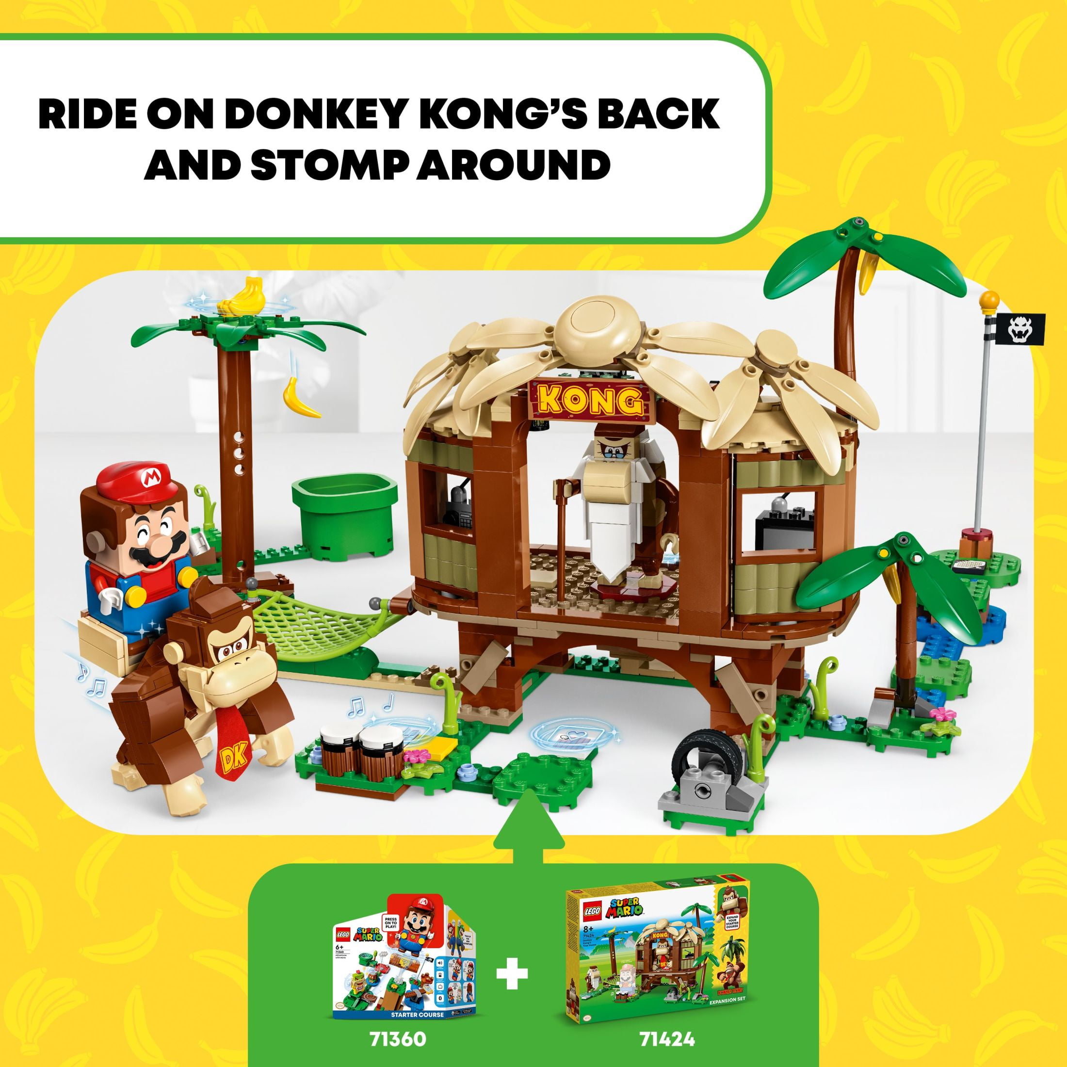Lego Super Mario - Pack di espansione Casa sull'albero di Donkey